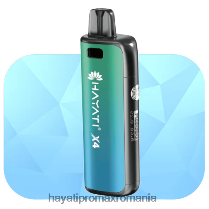 Hayati X4 sistem de pod reîncărcat verde aurora RNR0R59 - Hayati Vape Romania Hayati X4 sistem de pod reîncărcat verde aurora RNR0R59 - Hayati Vape Romania